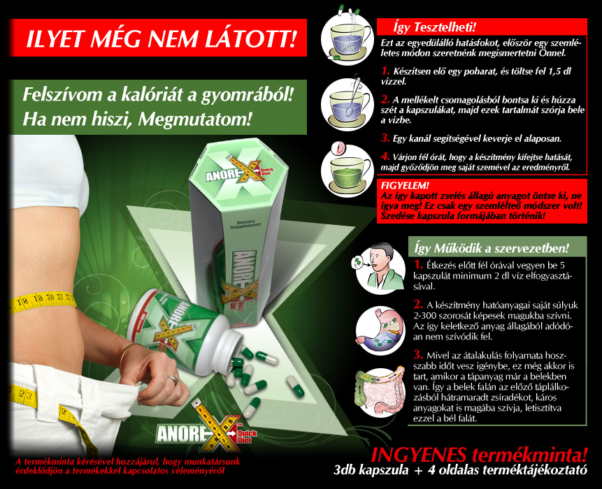 anorex fogyókúrás kapszula vélemények